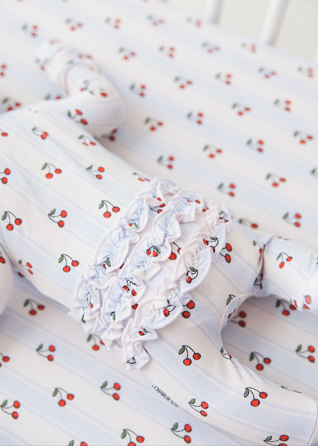 Bamboo Ruffle Rompee™ | Cherry Picker