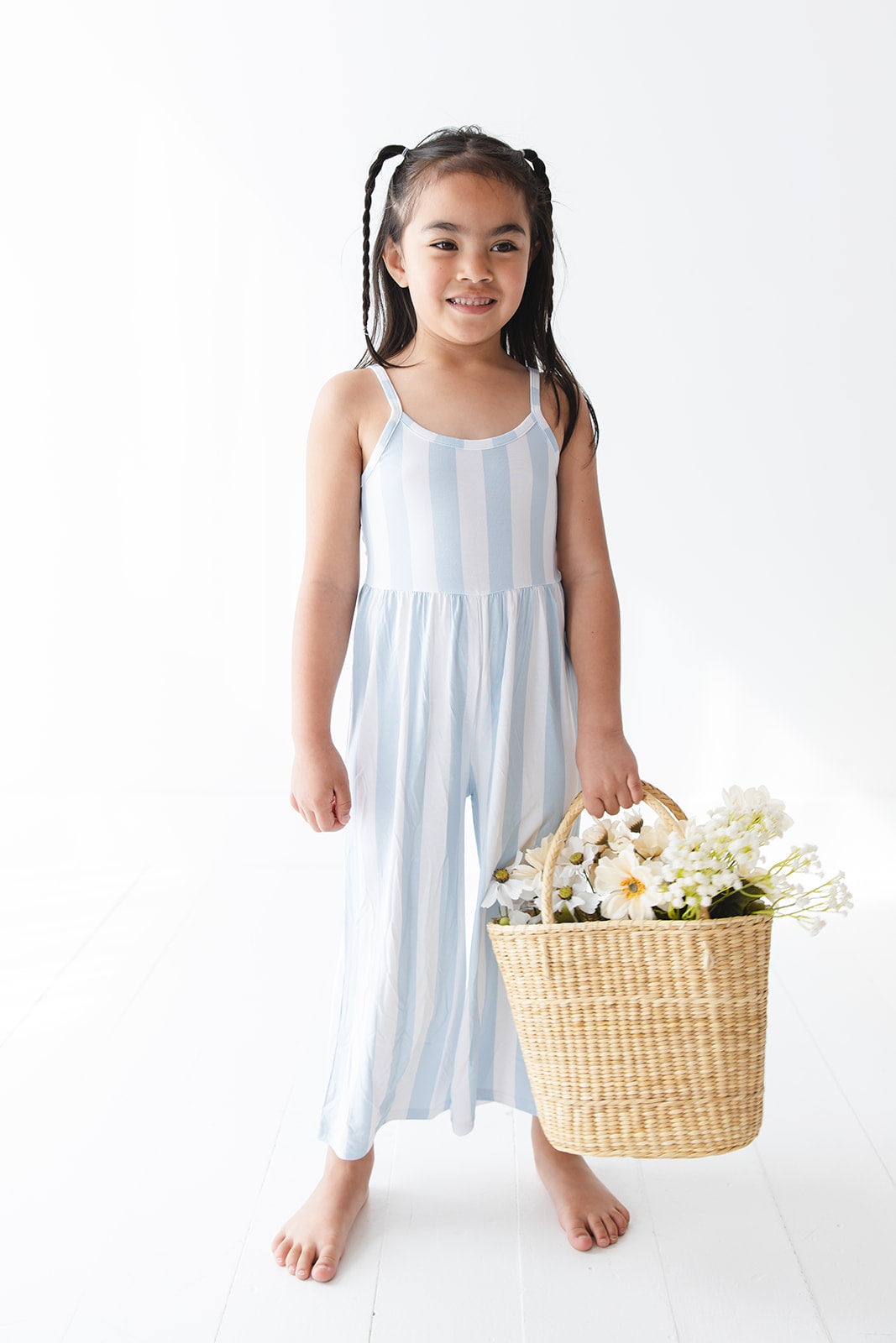 Bamboo Jumpsuit | Cotton Candy Stripes