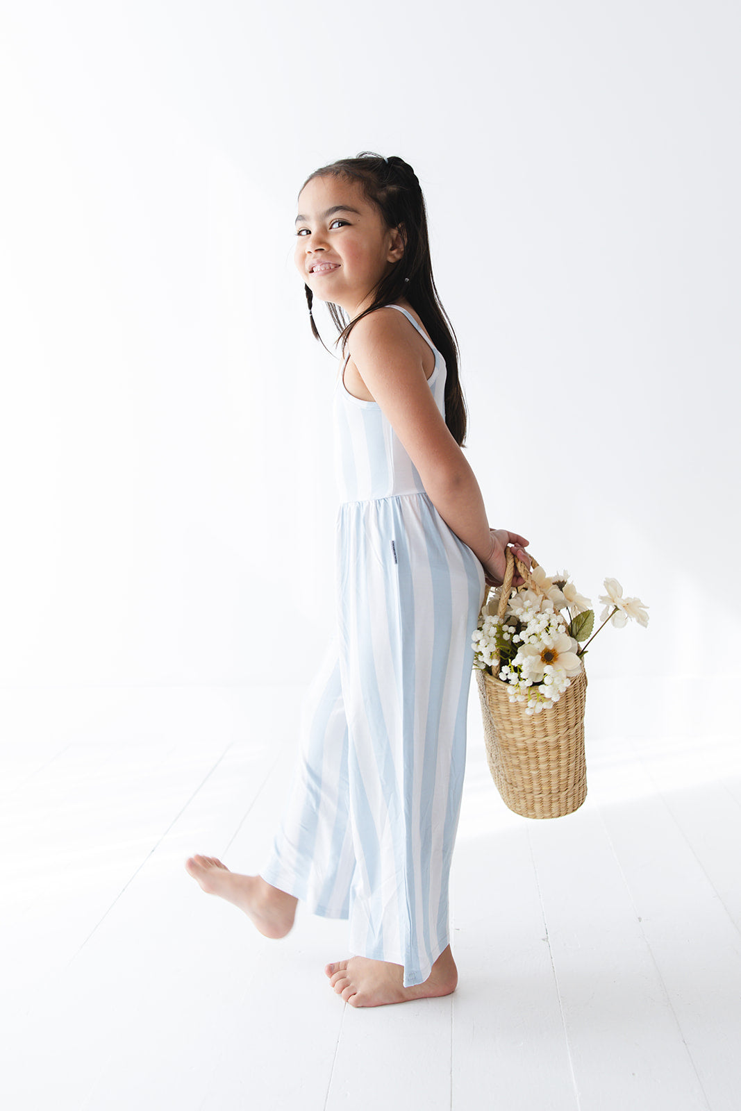 Bamboo Jumpsuit | Cotton Candy Stripes