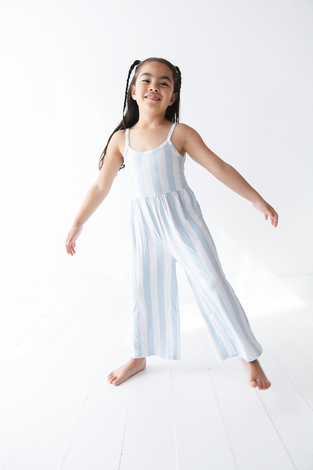 Bamboo Jumpsuit | Cotton Candy Stripes