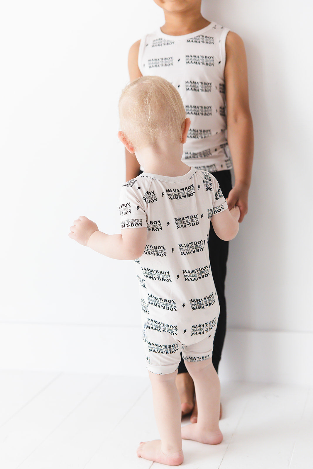 Bamboo Zipper Shortie Romper | Mama's Boy