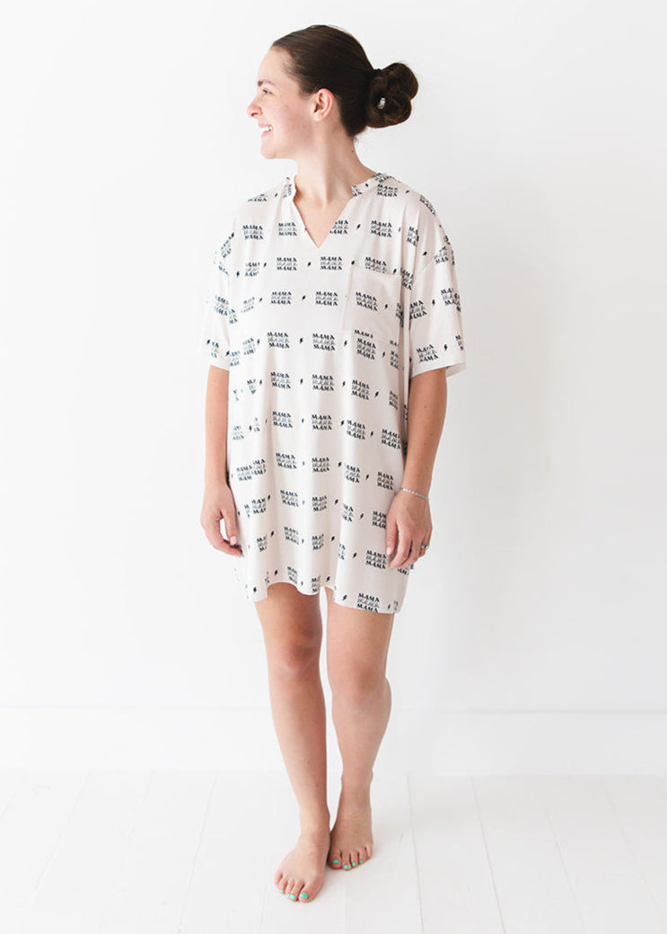 Women's Oversized Sleep Shirt | Mama's Boy