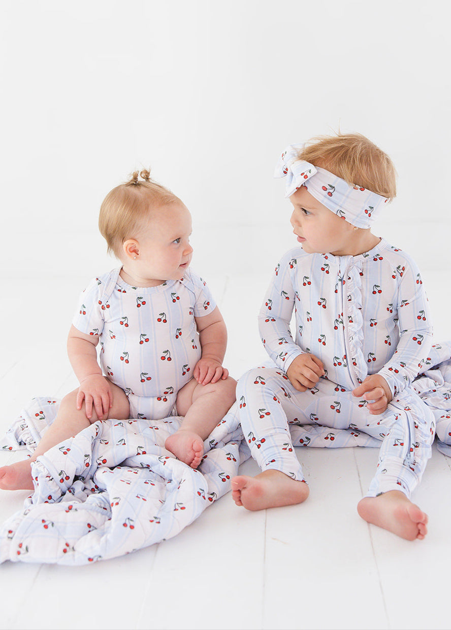 Bamboo Ruffle Rompee™ | Cherry Picker