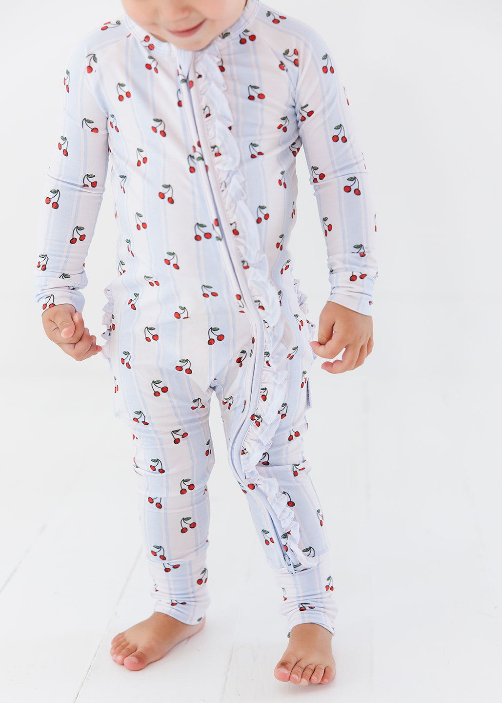 Bamboo Ruffle Rompee™ | Cherry Picker