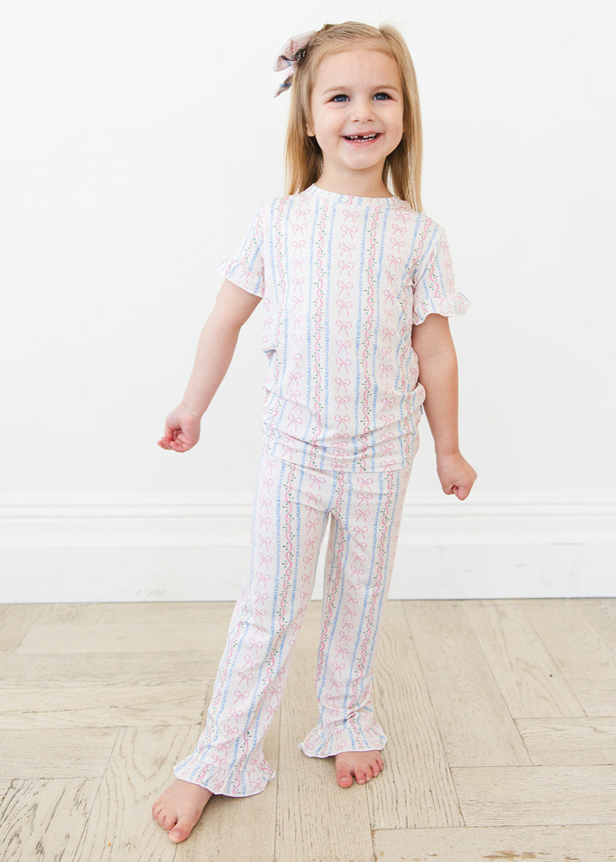 Bamboo Ruffle Pajama Set | Victorian Whimsy