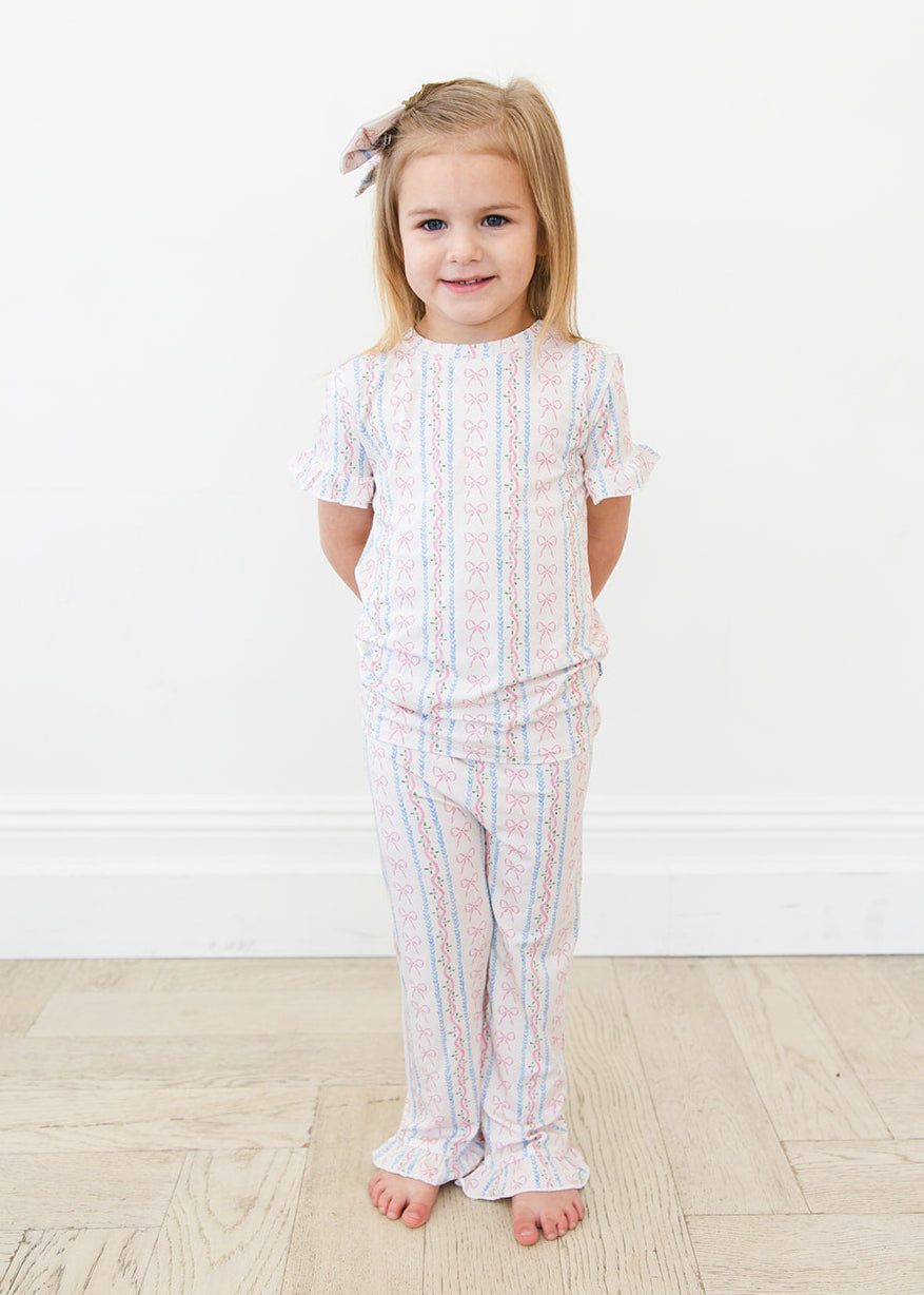 Bamboo Ruffle Pajama Set | Victorian Whimsy
