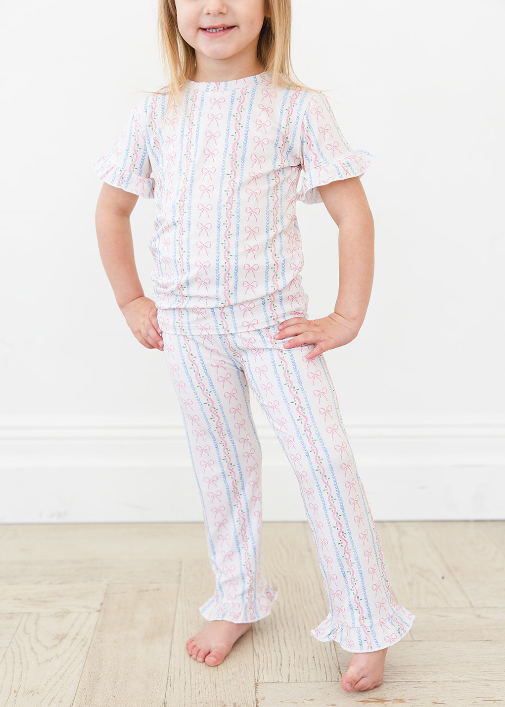 Bamboo Ruffle Pajama Set | Victorian Whimsy