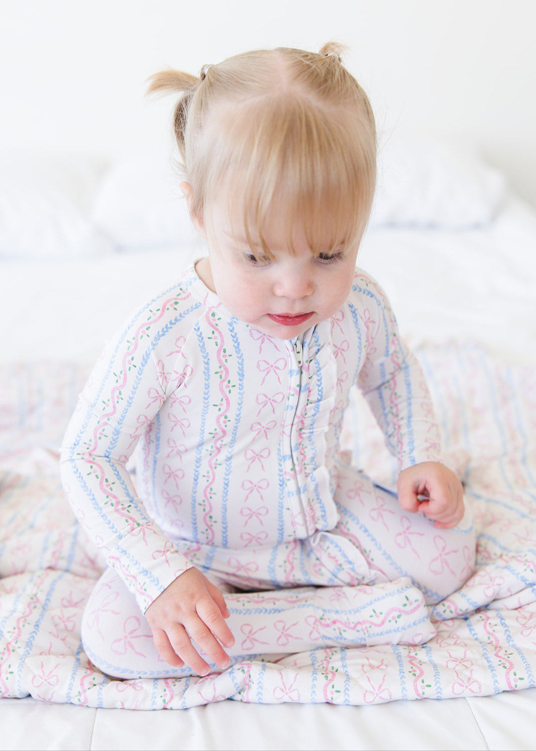 Bamboo Ruffle Rompee™ | Victorian Whimsy