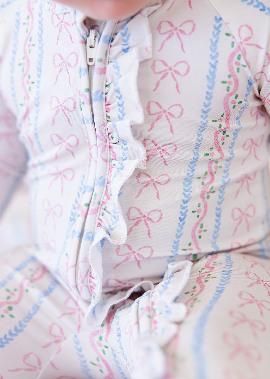 Bamboo Ruffle Rompee™ | Victorian Whimsy