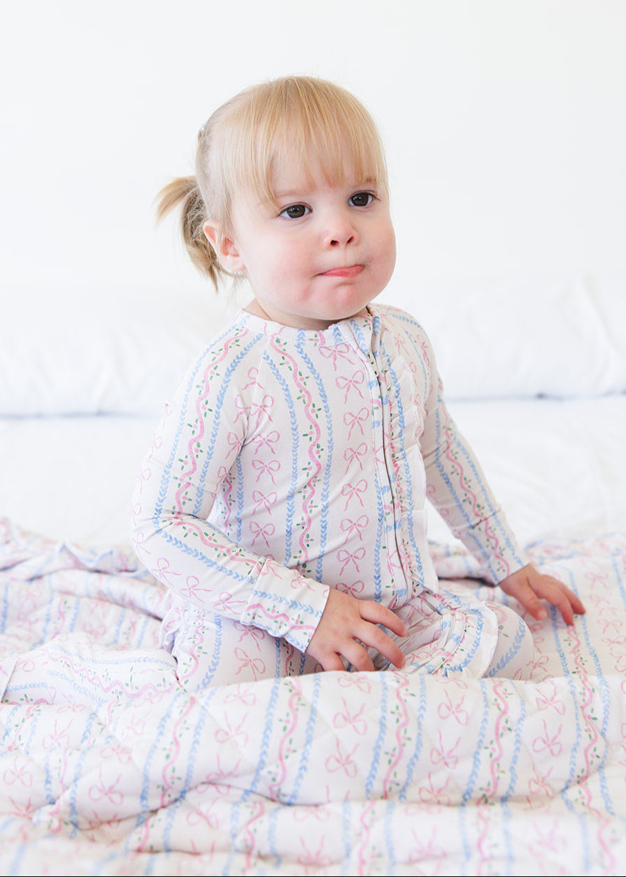 Bamboo Ruffle Rompee™ | Victorian Whimsy