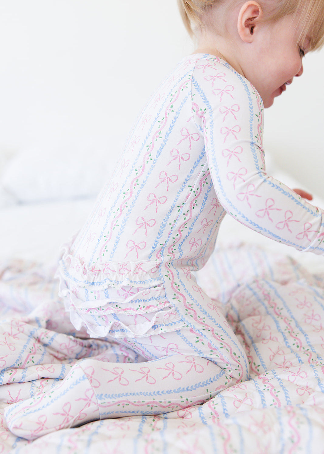 Bamboo Ruffle Rompee™ | Victorian Whimsy