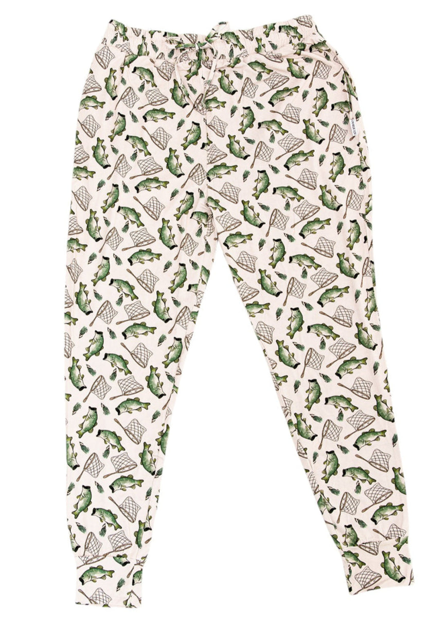 Fishing men's bamboo joggers.