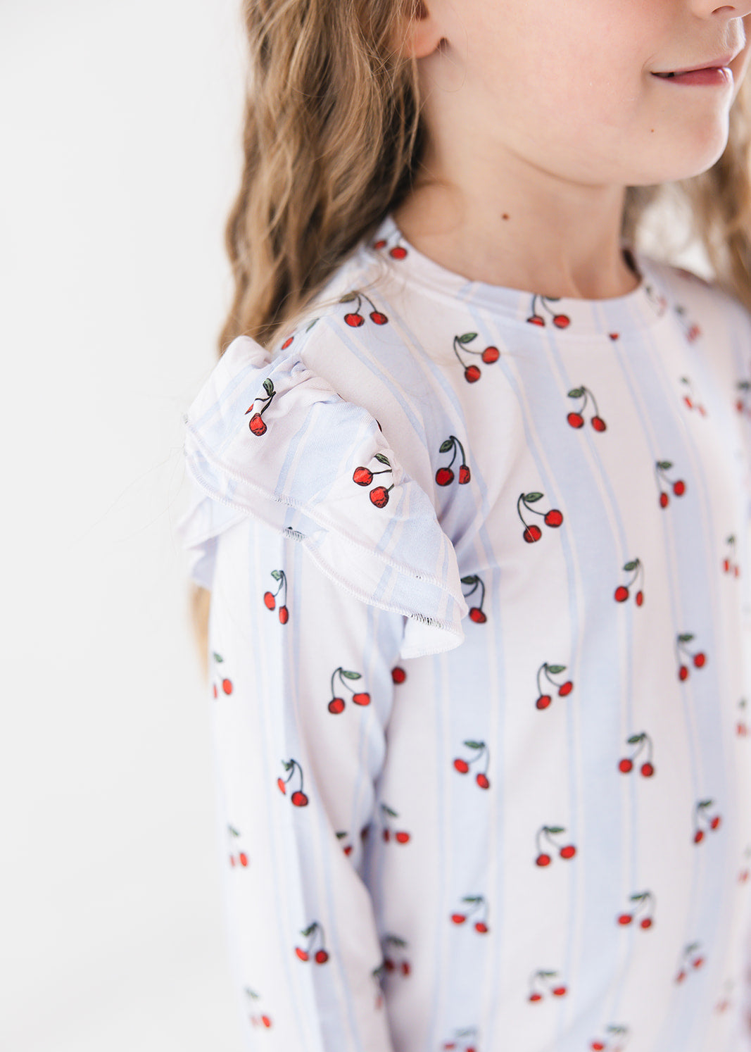 Bamboo Ruffle Pajama Set | Cherry Picker