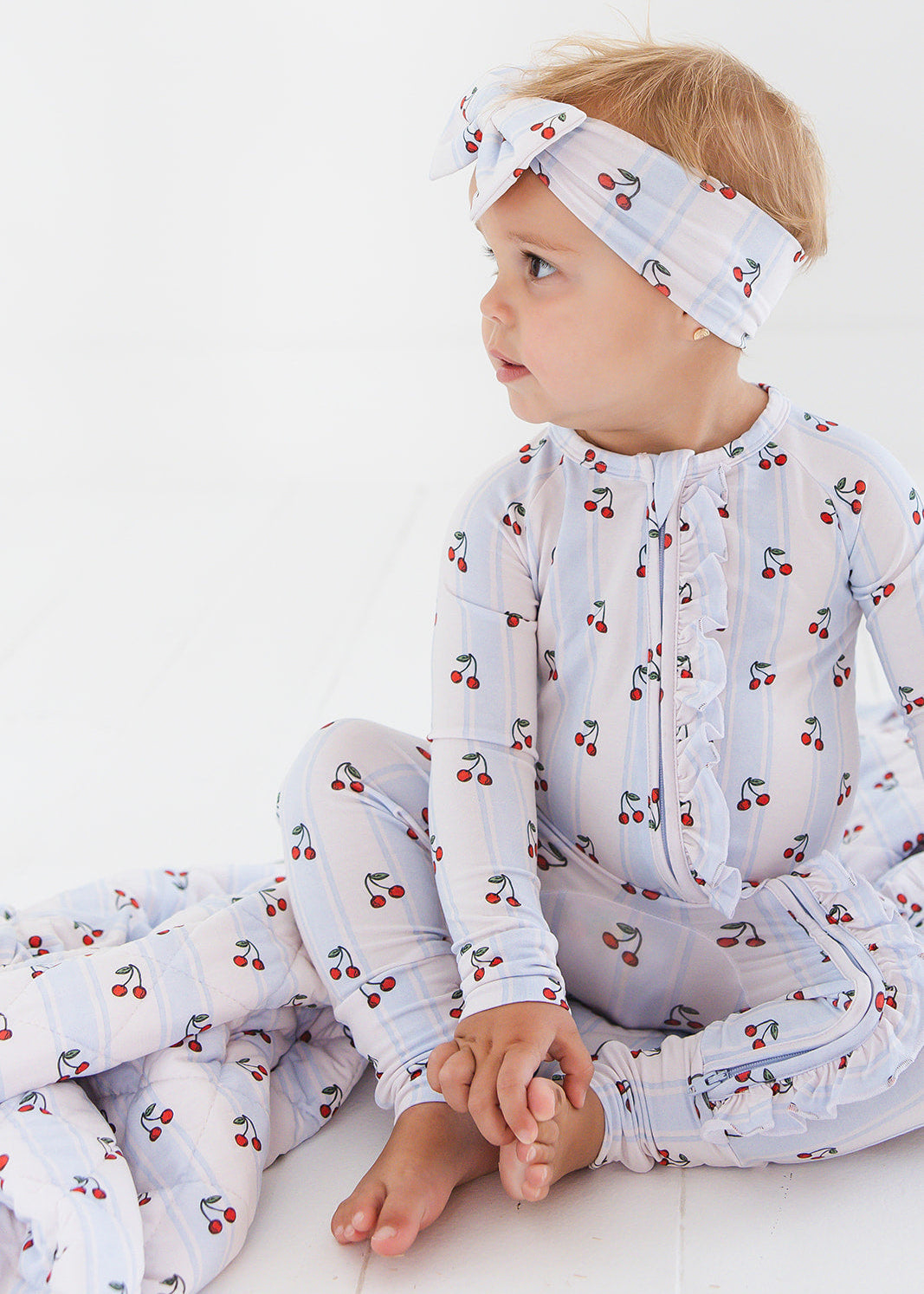Bamboo Ruffle Rompee™ | Cherry Picker