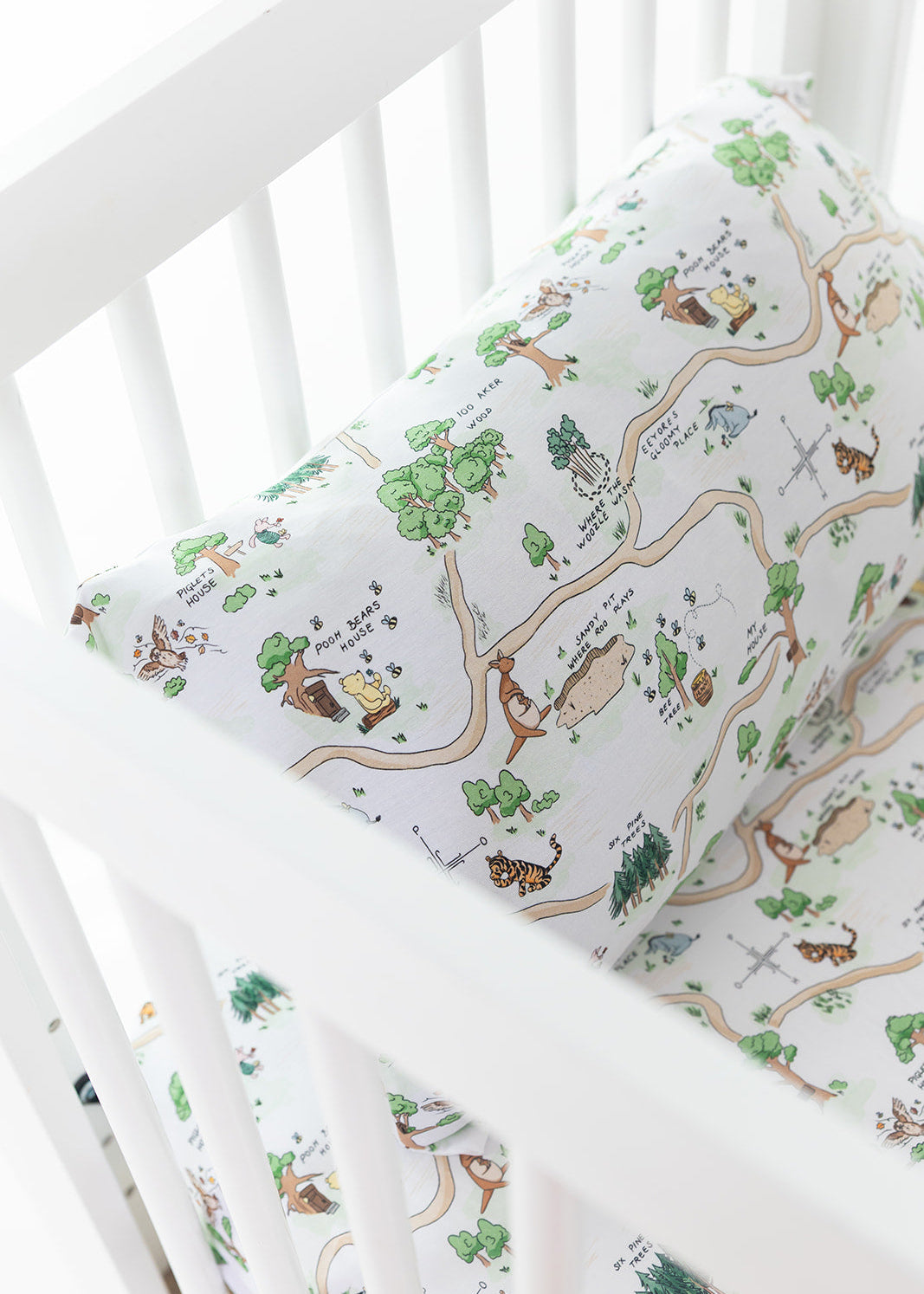 Hundred Acre Wood Winnie the Pooh bamboo pillow case.