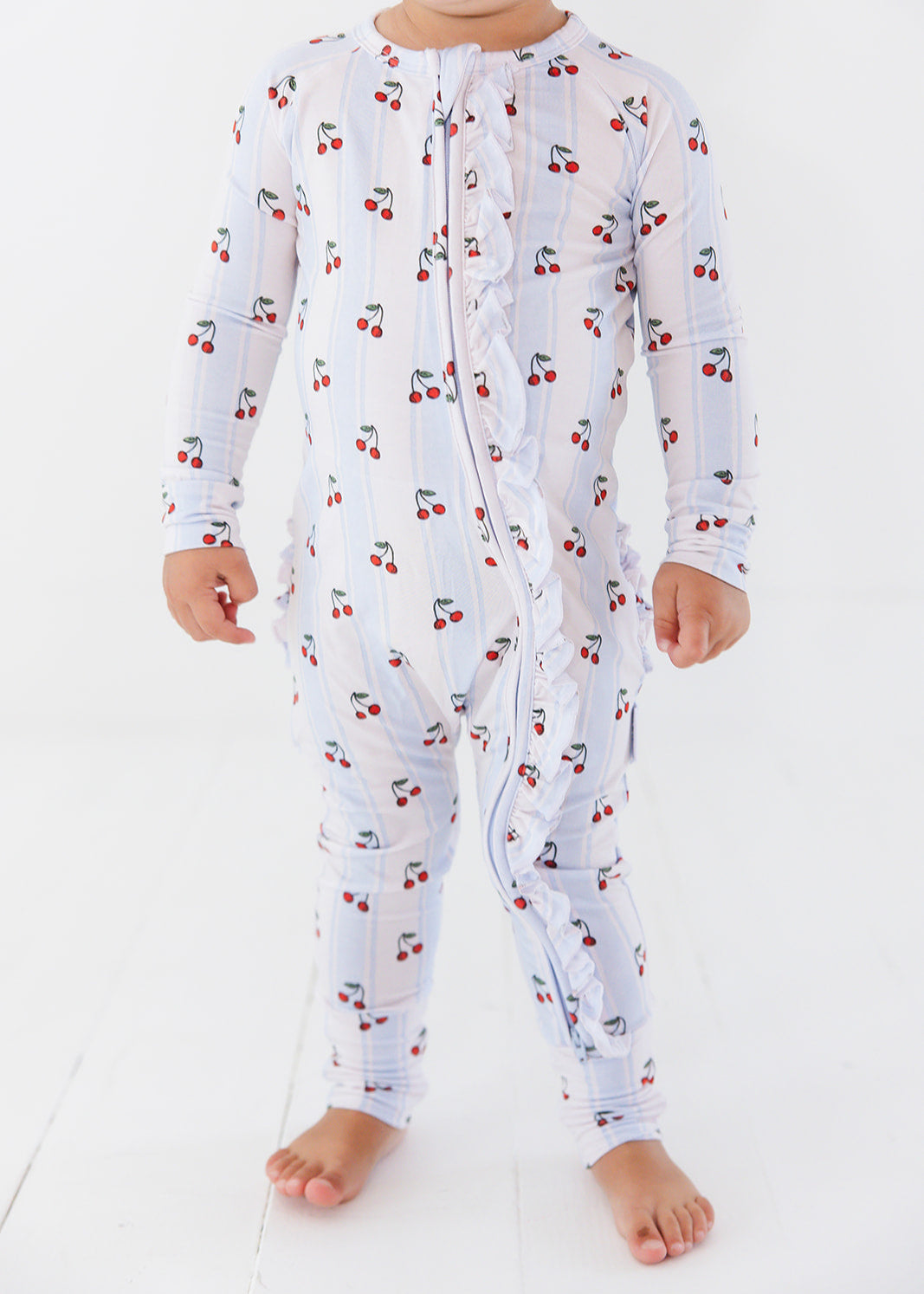 Bamboo Ruffle Rompee™ | Cherry Picker