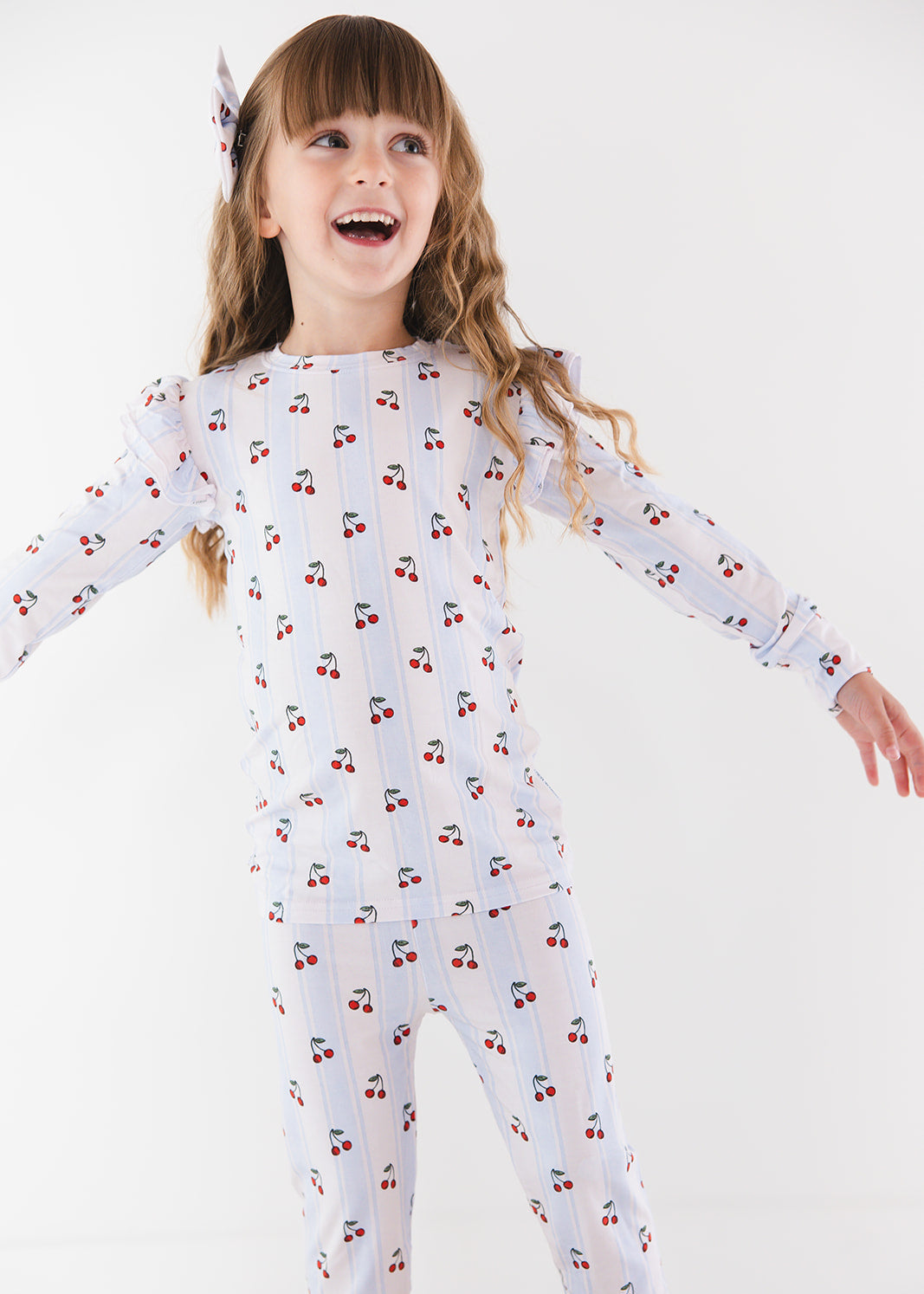 Bamboo Ruffle Pajama Set | Cherry Picker