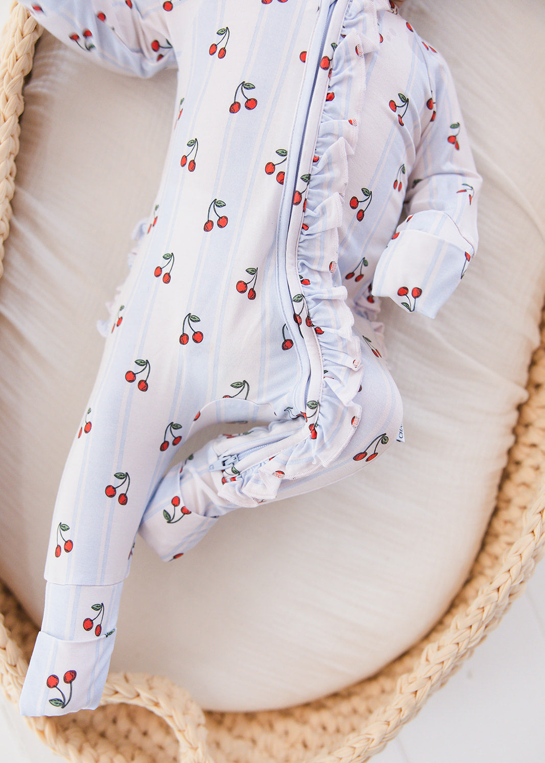 Bamboo Ruffle Rompee™ | Cherry Picker