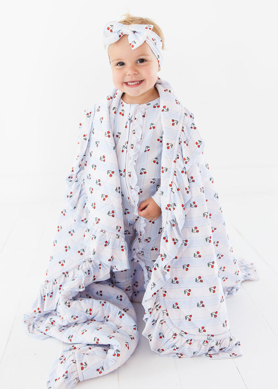 Bamboo Ruffle Rompee™ | Cherry Picker