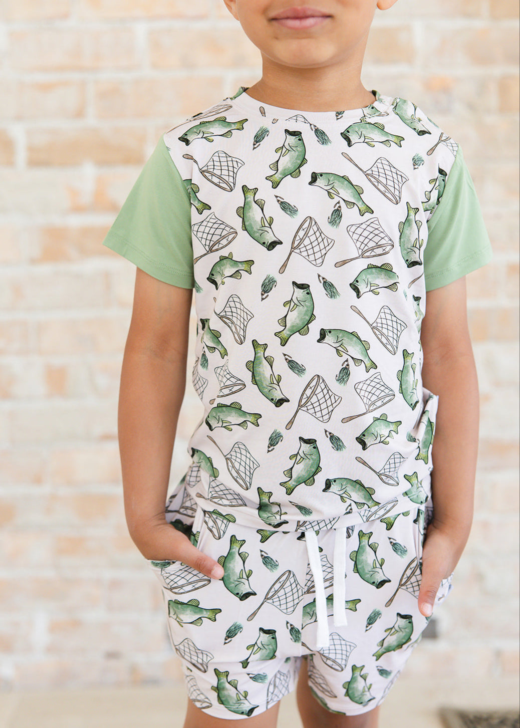 Bamboo Shortie Set | Gone Fishin'
