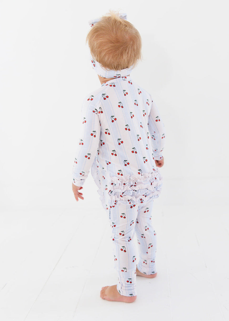 Bamboo Ruffle Rompee™ | Cherry Picker