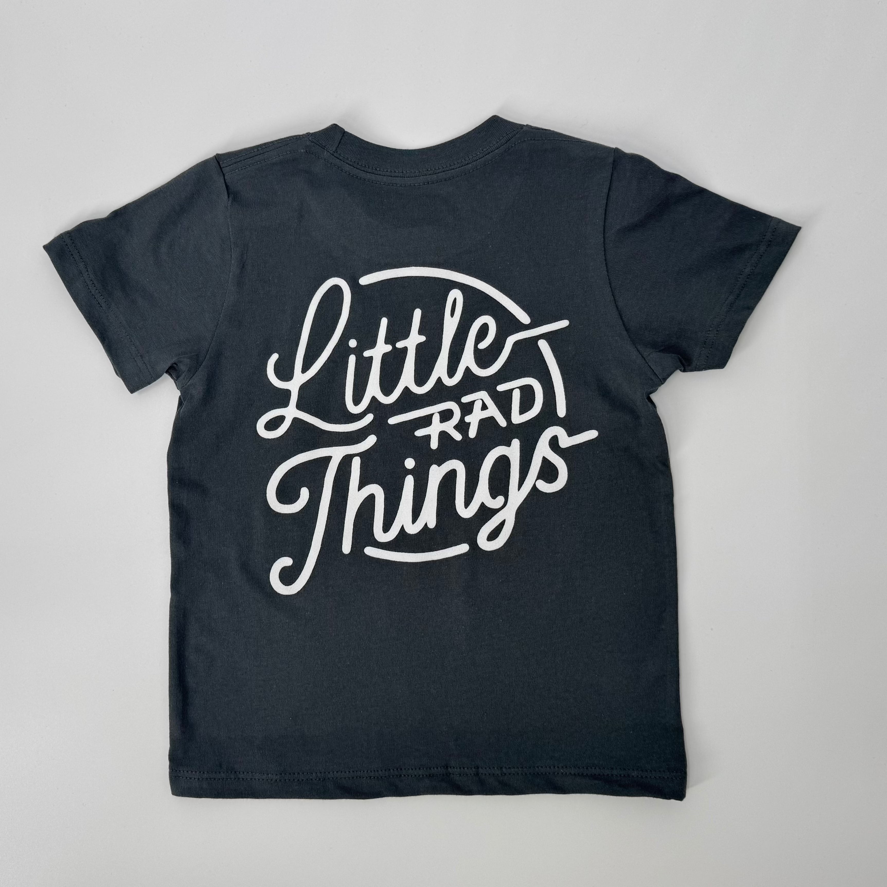 RAD CIRCLE LOGO TEE - SMOKE