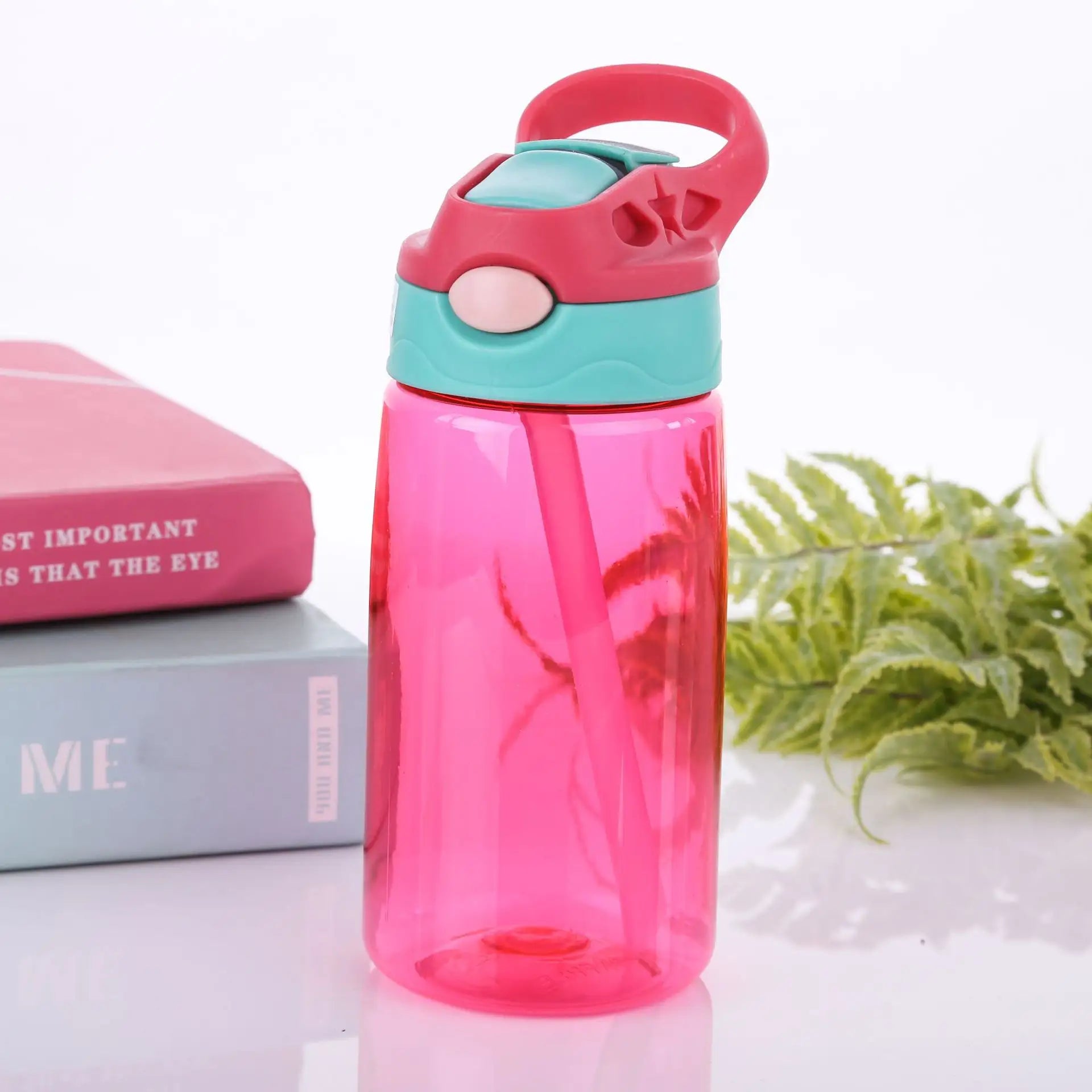 Water Bottle With Straw | 16oz BPA Free