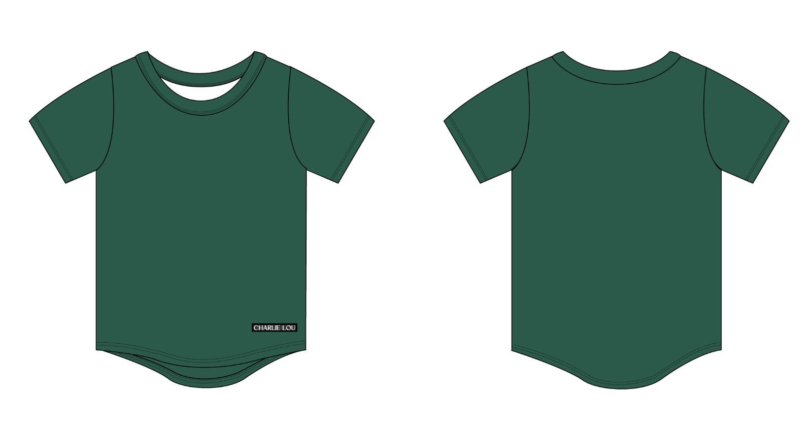 Bamboo T-Shirt | Forest Green (PREORDER:SHIPS LATE OCT)