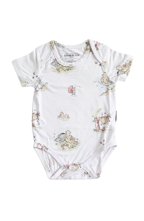 Bamboo Bodysuit | Winnie the Pooh (Original Print Without Tigger)