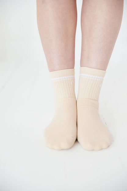 Half Crew Socks 3-PACK | Foot Soldier Mom™ | Cushioned Comfort for All-Day Support