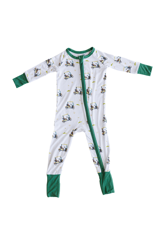 Leapfrog Bamboo Zipper Pajama