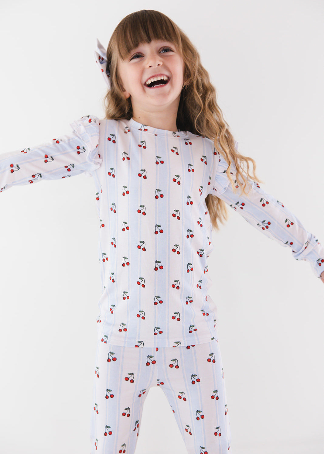 Bamboo Ruffle Pajama Set | Cherry Picker