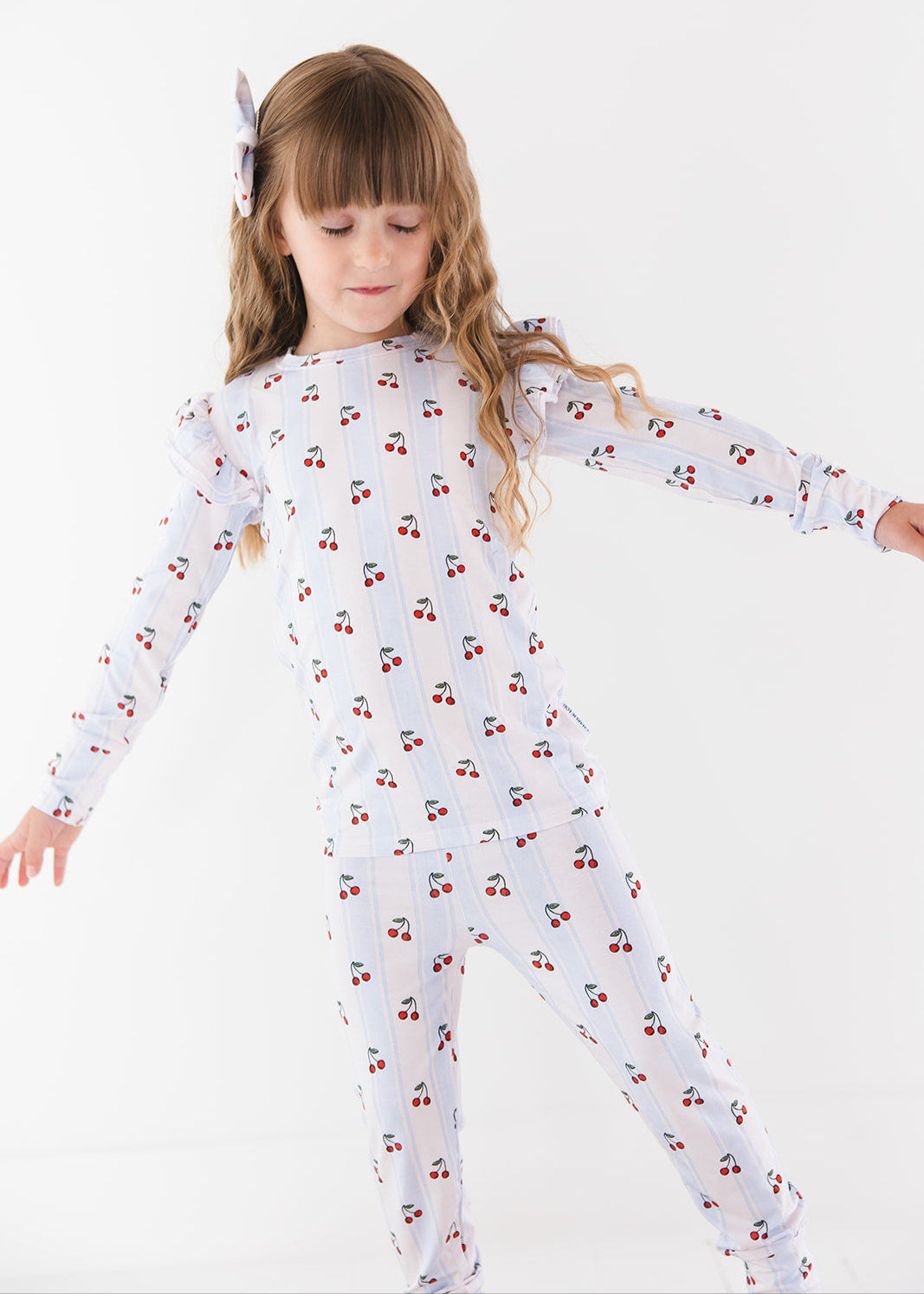 Bamboo Ruffle Pajama Set | Cherry Picker