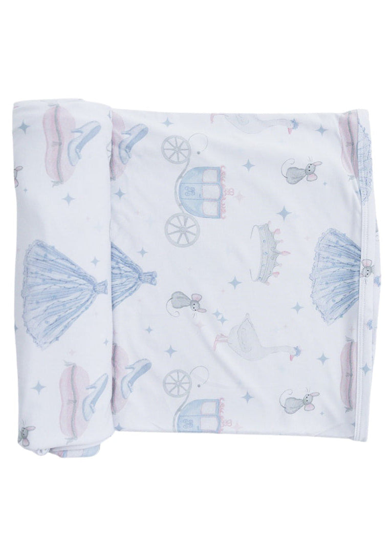 Bamboo swaddle with Cinderella print.