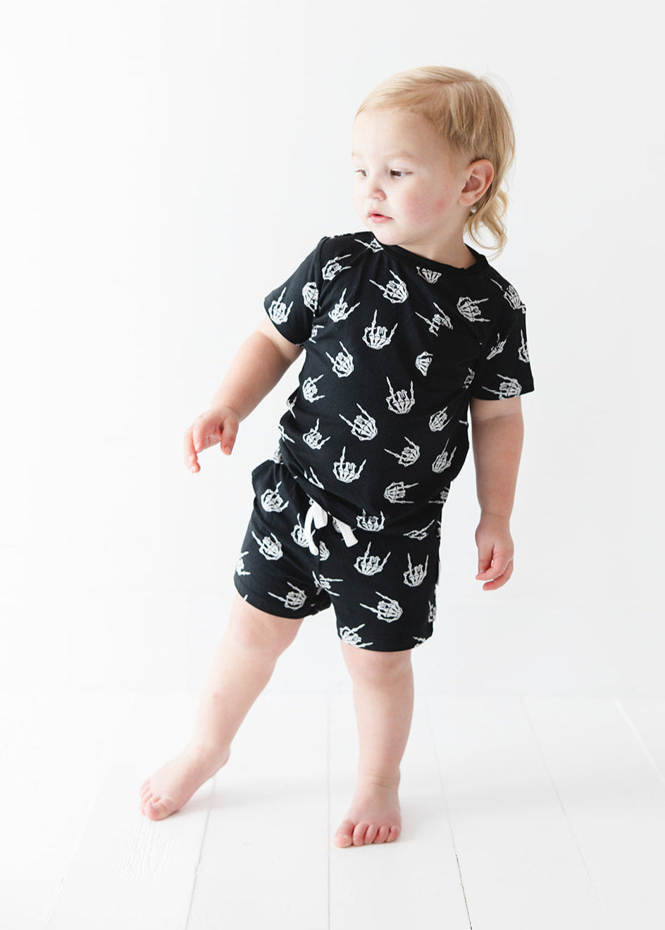 Bamboo Shortie Set | Rock N' Skull