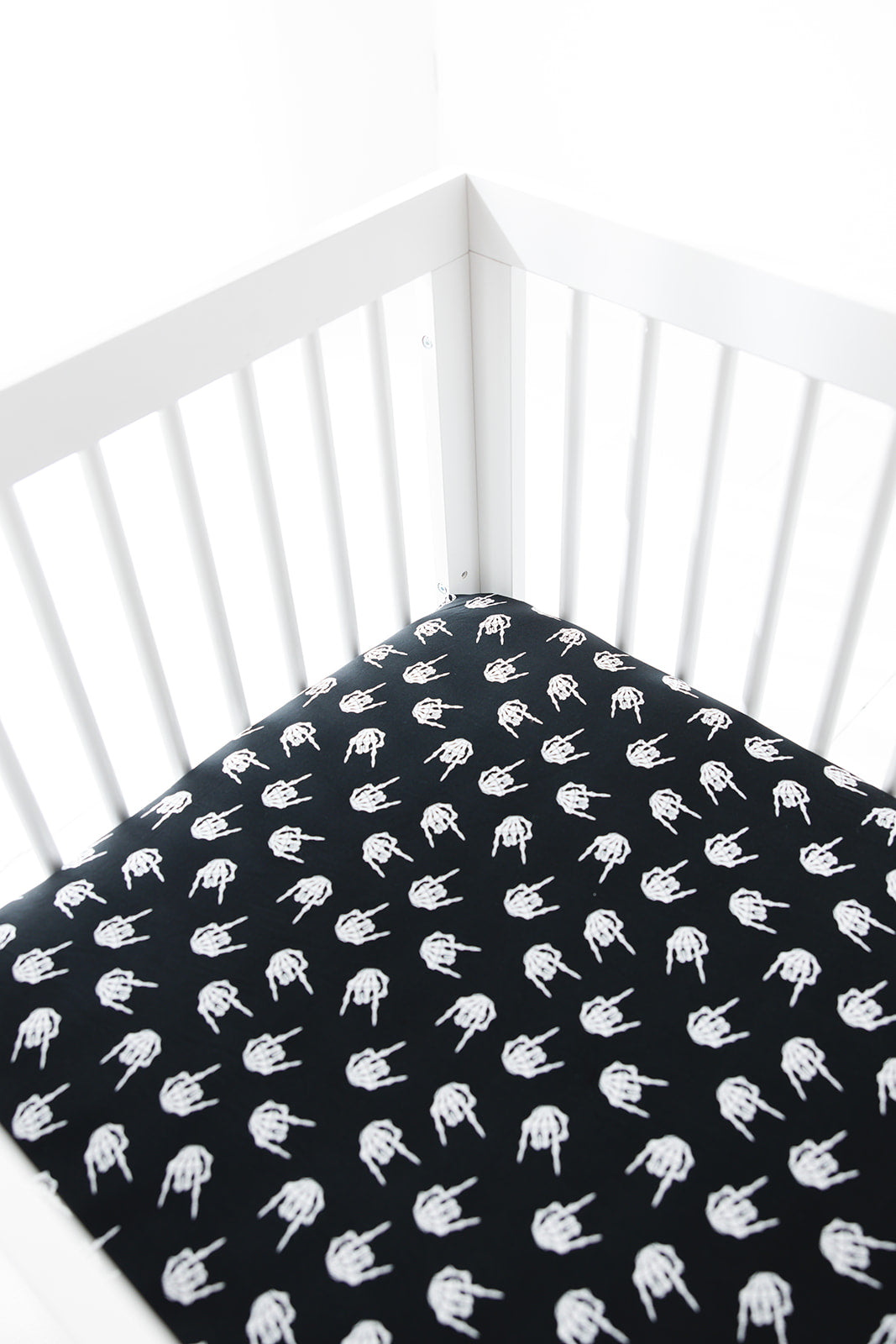 Bamboo Crib Sheet | Rock N' Skull