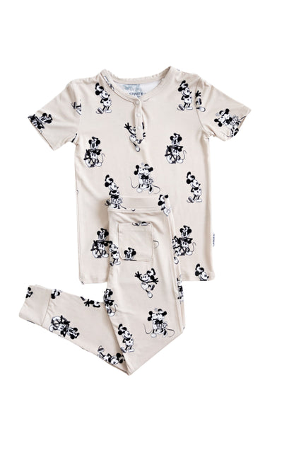 Bamboo Pajama Set | Steamboat Willie