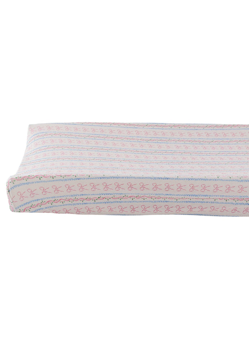 Bamboo Changing Pad Cover | Victorian Whimsy