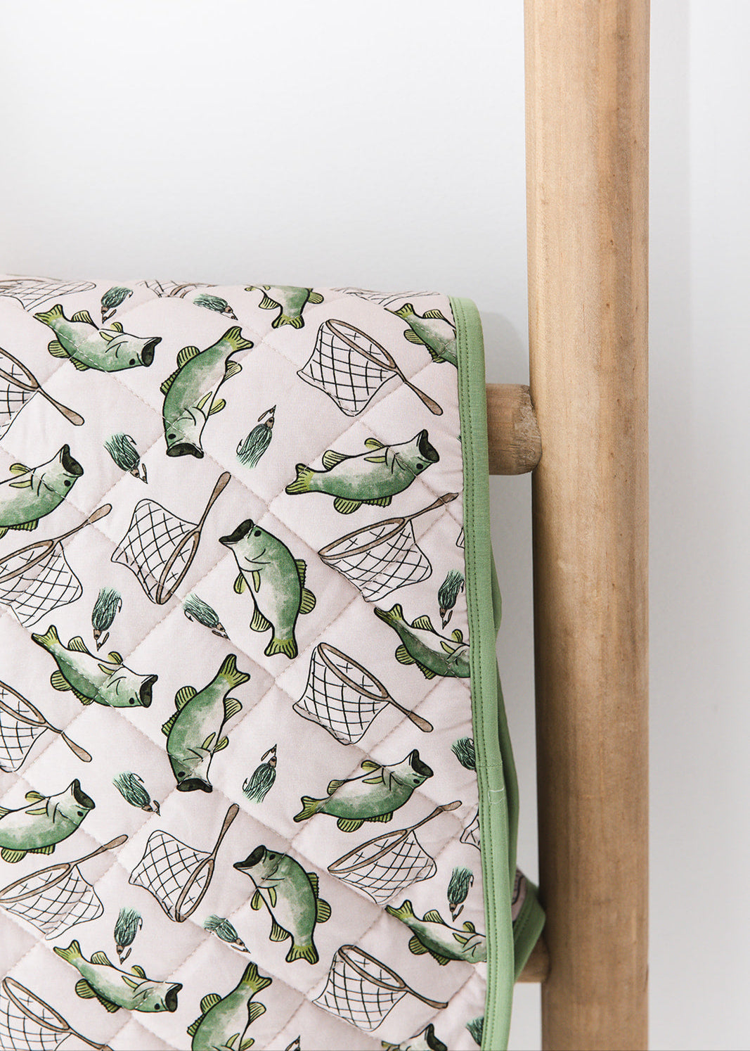 Fishing bamboo quilted blanket wi.h 3.0 TOG filling.