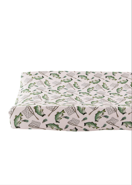 Bamboo Changing Pad Cover | Gone Fishin'