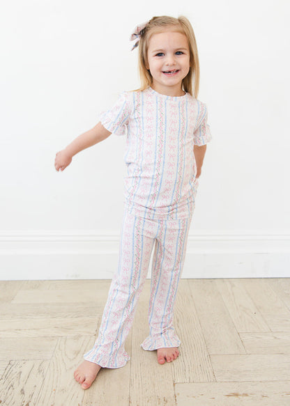 Bamboo Ruffle Pajama Set | Victorian Whimsy