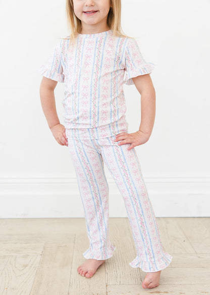 Bamboo Ruffle Pajama Set | Victorian Whimsy