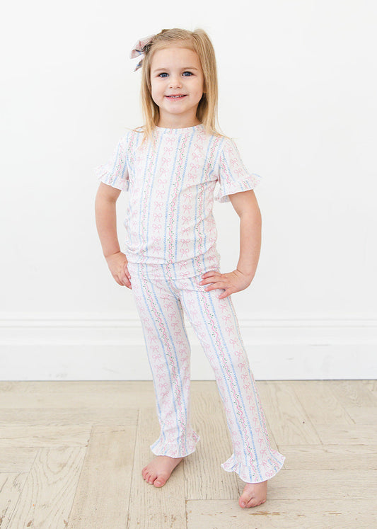 Bamboo Ruffle Pajama Set | Victorian Whimsy