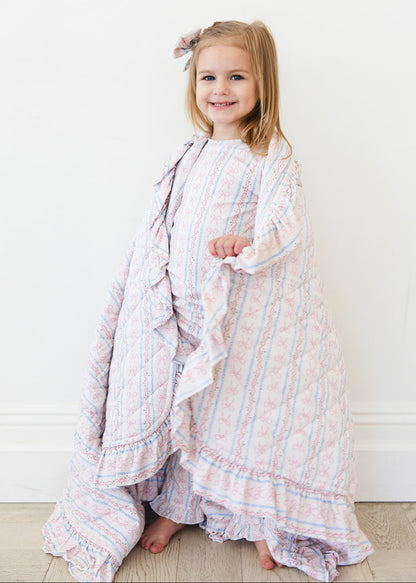 Bamboo Ruffle Quilt | Victorian Whimsy
