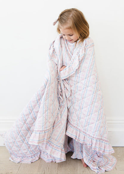Bamboo Ruffle Quilt | Victorian Whimsy