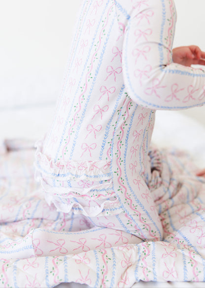 Bamboo Ruffle Rompee™ | Victorian Whimsy
