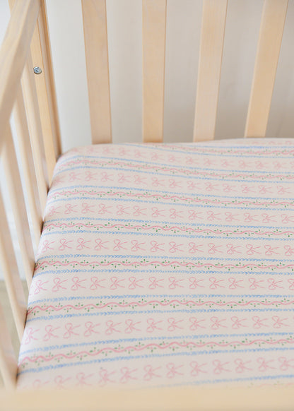 Bamboo Crib Sheet | Victorian Whimsy