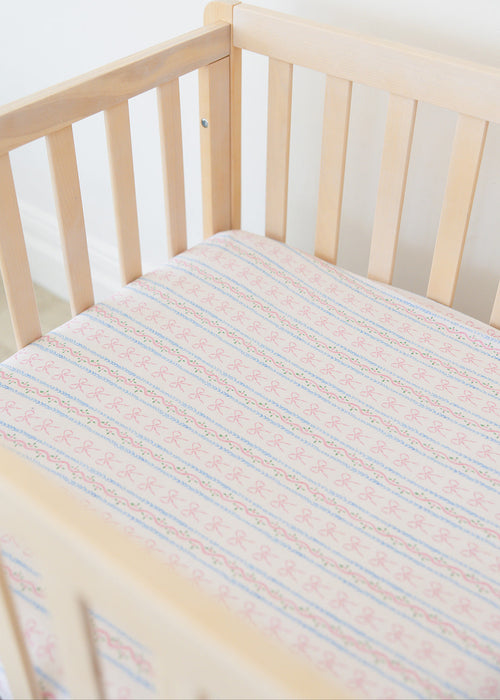 Bamboo Crib Sheet | Victorian Whimsy