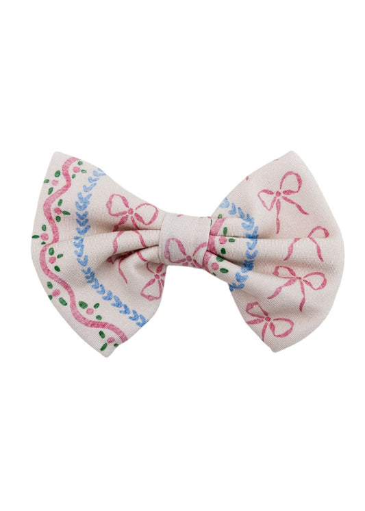 Bamboo Alligator Clip Bow | Victorian Whimsy