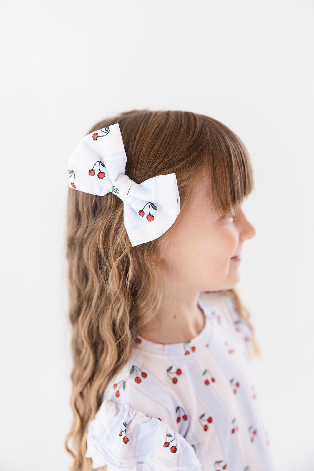 Bamboo Alligator Clip Bow | Cherry Picker
